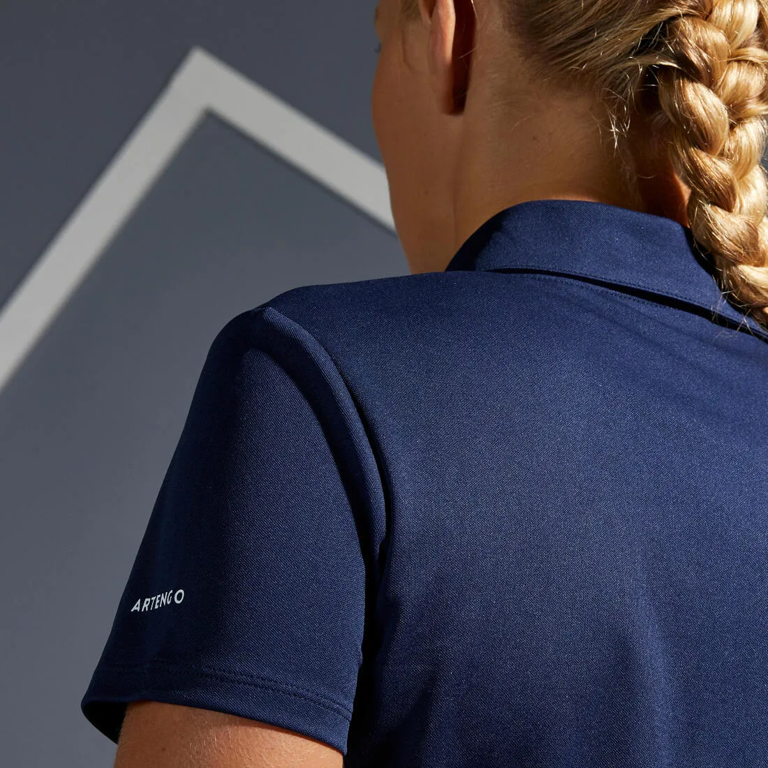 Women's Tennis Quick-Dry Polo Shirt Essential 100