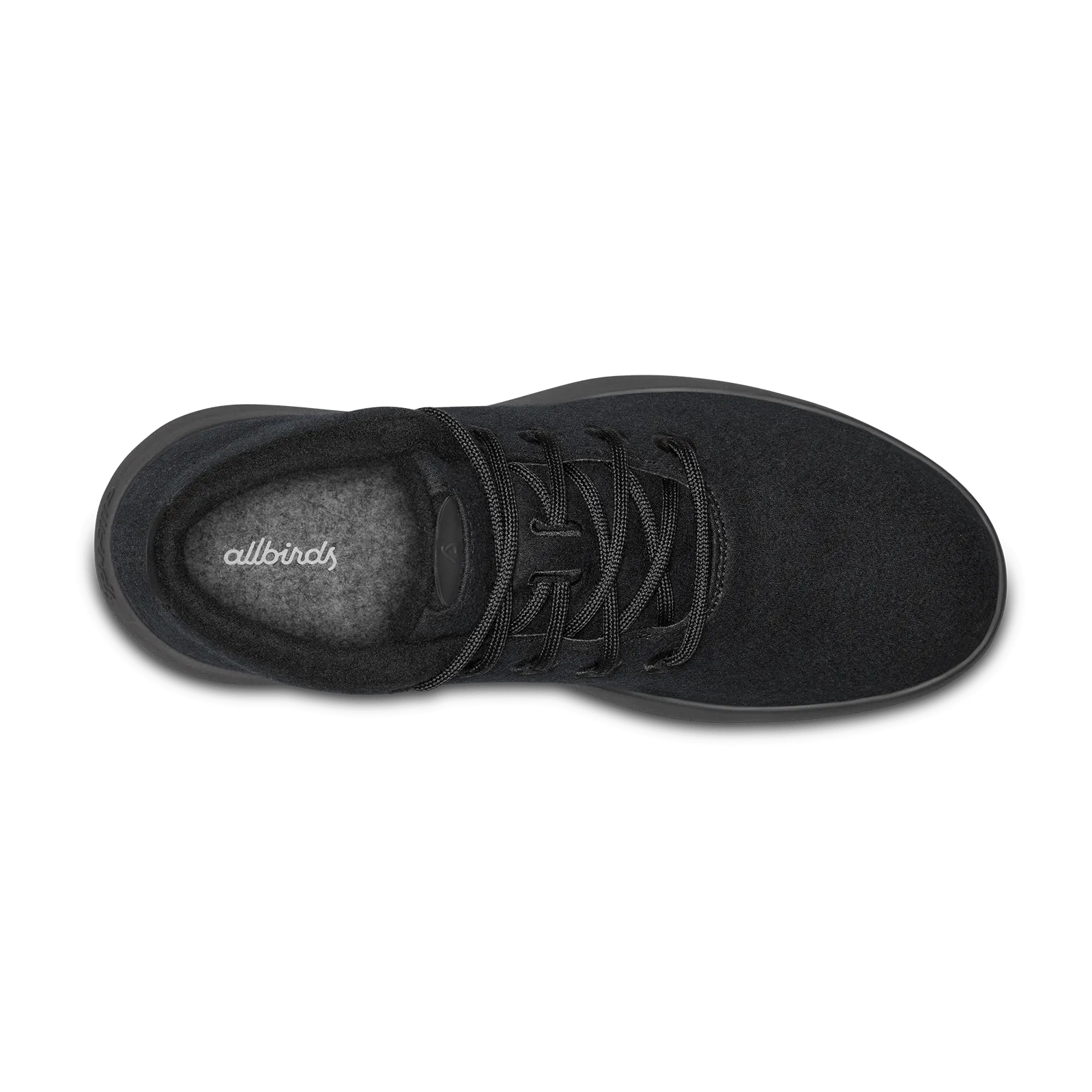 Women's Wool Runner-up Mizzles - True Black (Black Sole)