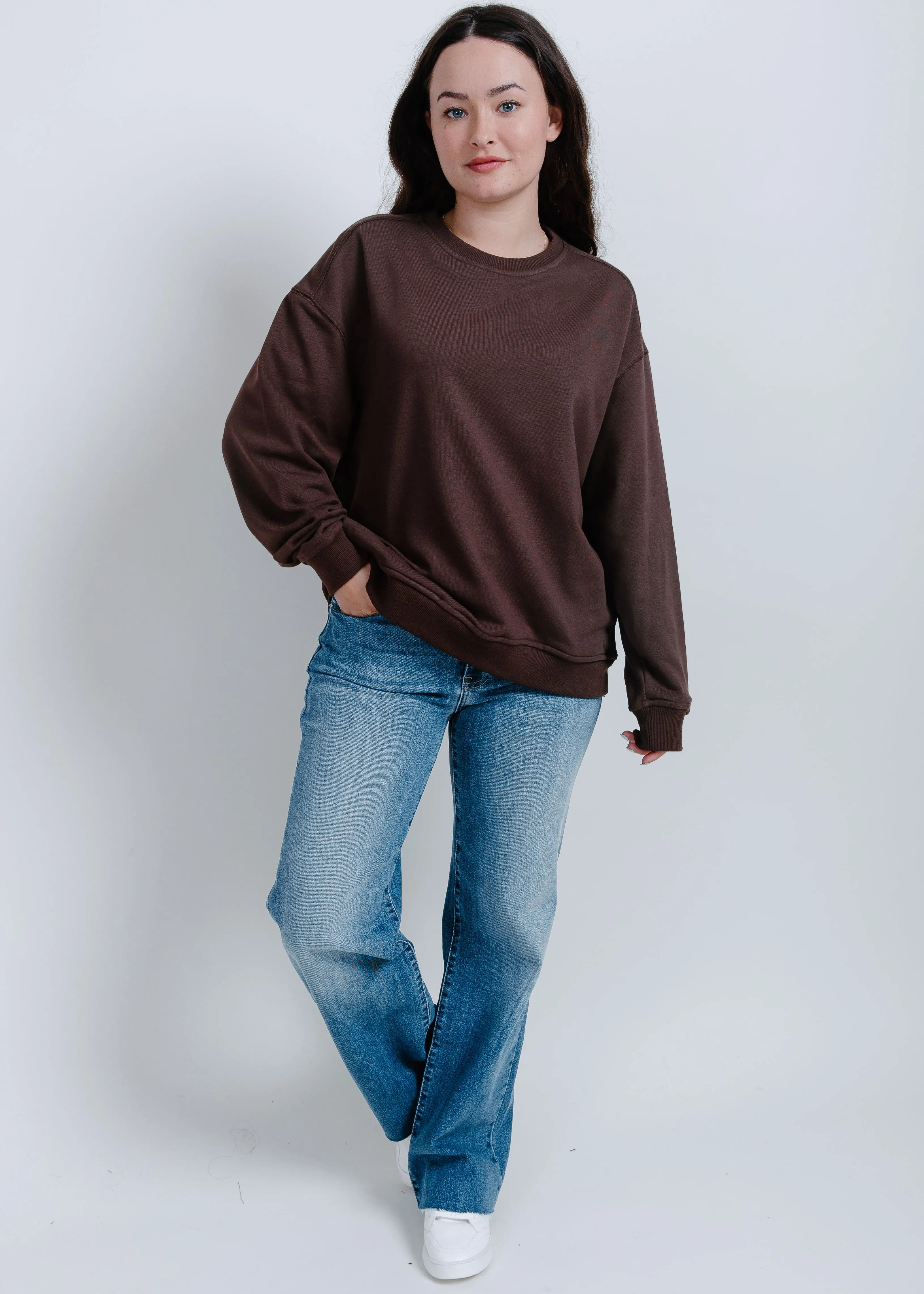 Wrenley Slim Palazzo Scissor Cut - Medium Wash