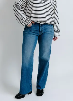 Wrenley Slim Palazzo Scissor Cut - Medium Wash