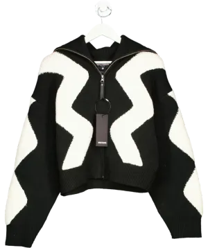 WRSTBHVR Black Banu Knit Jacket UK M